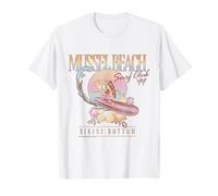 Mussel Beach Surf Club Vintage Bikini Bottom Scene Cartoon T-Shirt