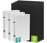 Musslan Lot de 3 filtres HEPA HPA300 pour filtres de purificateur d'air HPA300 Honeywell, Honeywell HPA300, filtre purificateur d'air Honeywell HRF-R3, filtre de rechange pour filtre Honeywell R,