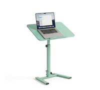 MUSSO AnyDesk D7 Table de Lit PC Portable, Bureau Mobile Réglable en Hauteur (75-108cm), Pupitre Pliable Inclinable 0-90°, Support Ergonomique pour Télétravail, Canapé & Lit (Vert, Une pièce)