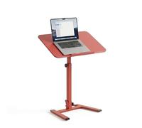 MUSSO AnyDesk D7 Table de Lit PC Portable, Bureau Mobile Réglable en Hauteur (75-108cm), Pupitre Pliable Inclinable 0-90°, Support Ergonomique pour Télétravail, Canapé & Lit (Bordeaux, Une pièce)