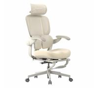 MUSSO E80 Air Petite Chaise de Bureau avec Soutien Bio-Wing, Beige