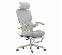 MUSSO E80 Air Petite Chaise de Bureau avec Soutien Bio-Wing, Gris
