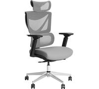 MUSSO V900 Structure Master Chaise de bureau ergonomique avec dossier réglable à 3 niveaux, soutien lombaire, accoudoirs et appuie-tête 4D, dossier haut en maille pour maison/bureau (sans repose-pieds