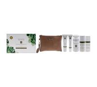 Must Have Minis Starter Set by Eminence for Unisex - 6 Pc 1oz Gel Wash, 1oz Strawberry Dermafoliant, 0.5oz Whip Moisturizer, 0.33oz Bamboo Firming Fluid, 0.27oz Eye Serum, Pouch