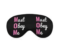 Must Okey Me Mom Masque pour les yeux pour dormir Blackout Night Bandeau avec sangle réglable pour hommes femmes Voyage Yoga Sieste