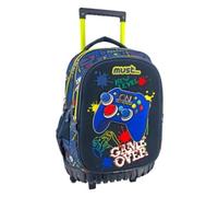 MUST Sac à roulettes 34 20 44 3 étuis Démarrage par Pression, Multicolore, M, Décontracté