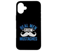 Mustache Lover Barbe Facial Hair Mustache Ride Coque pour iPhone 16 Plus