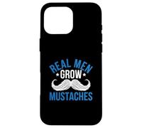 Mustache Lover Barbe Facial Hair Mustache Ride Coque pour iPhone 16 Pro Max