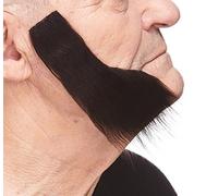 Mustaches Auto-Adhésives, Nouveauté, Fausse Mutton Chops Rouflaquettes, Noire Couleur