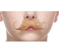 Mustaches Auto-Adhésives, Nouveauté, Léger Detective Fausse Moustache, Blonde Couleur