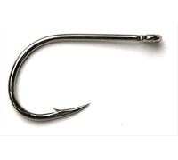 Mustad Ultra point long corps Kirbed point Big Gun Appât Crochet (lot de 25), Nickel Noir, taille 7/0