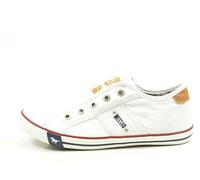 MUSTANG 1099 401 1, Chaussons Doublé Chaud Femme, Blanc (1 Weiss), 36 EU