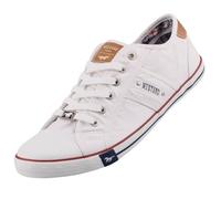 Mustang 1307-803-301, Baskets Basses Femme, Blanc (1 Weiss), 40