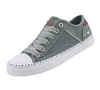 MUSTANG Femme 1376-301-72 Sneaker, grün/Grau, 36 EU