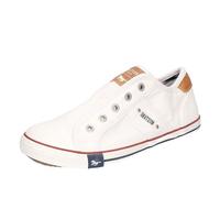 MUSTANG 1099 401 1, Chaussons Doublé Chaud Femme, Blanc (1 Weiss), 40 EU