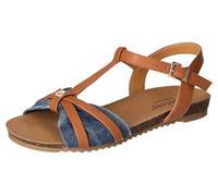 Mustang 5057-803 Sandale, Bleu Jeans, 38 EU