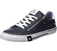Mustang Baskets Basses à Lacets pour Homme, Bleu Marine, 44 EU