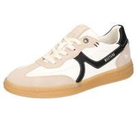 Mustang Baskets pour Femme, Blanc/Noir, 41 EU