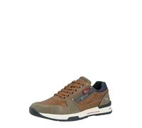 MUSTANG Baskets basses bleu / cognac / olive, Taille 41