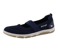 MUSTANG Baskets basses bleu marine / blanc, Taille 42