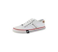 MUSTANG Baskets basses caramel / noir / blanc, Taille 45