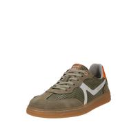 MUSTANG Baskets basses gris clair / kaki / olive / homard, Taille 42