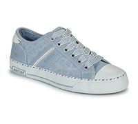 MUSTANG Baskets basses bleu denim / blanc, Taille 36