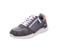 MUSTANG Baskets basses marron / gris / blanc, Taille 42