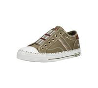 MUSTANG Baskets basses olive / bordeaux / blanc, Taille 37