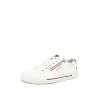 MUSTANG Baskets basses rouge foncé / blanc, Taille 41