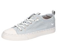 Mustang Chaussure à lacets pour femme Chaussure en tissu avec semelle en caoutchouc antidérapante légère 1376-308, Taille:37 EU, Couleur:Bleu