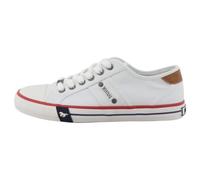 MUSTANG Baskets basses caramel / noir / blanc, Taille 41
