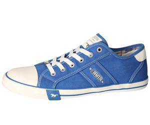 MUSTANG Baskets Mode Homme 4058-310, Pointure:45 EU, La Couleur:Bleu