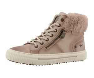 MUSTANG Baskets montantes pour femme, beige, 36 EU