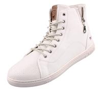 Mustang Baskets montantes pour femme - Blanc - Pointure 45