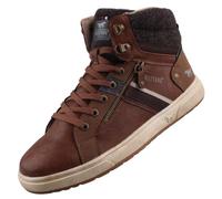 MUSTANG Baskets montantes pour homme, cognac, 44 EU