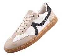 Mustang Baskets pour Femme, Blanc/Noir, 38 EU