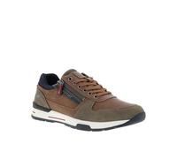 MUSTANG Baskets basses bleu / cognac / olive, Taille 44