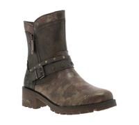 MUSTANG - Boots bronze à talon décroché moyen avec des motifs floraux sur l'empeigne - Taille numeric_36