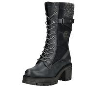 MUSTANG Bottes à lacets bleu nuit / bleu chiné, Taille 41