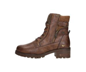 Mustang - Bottes à lacets hautes - Femme - Chaussures - Brun - Taille: 40 EU