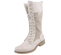 MUSTANG Bottes doublées pour femme, gris foncé, beige, 39 EU
