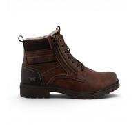 Mustang Bottes Mi-Montantes Lacées Simili Cuir Marron Hiver Chaud Outdoor