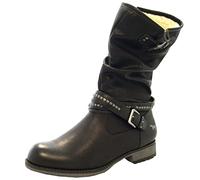 MUSTANG Bottine Femme 1139-624, Pointure:38 EU, La Couleur:Noir