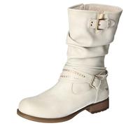 MUSTANG Bottes crème / or, Taille 40