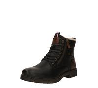 MUSTANG Bottines à lacets brun foncé / noir, Taille 44