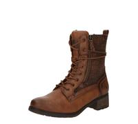 MUSTANG Bottines à lacets cognac / noir, Taille 42
