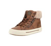 MUSTANG Bottines à lacets 'Kalua' beige / cognac, Taille 38