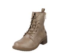 MUSTANG Bottines à lacets noisette / noir, Taille 36