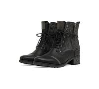 MUSTANG Bottines à lacets pour femme, Noir, 36 EU